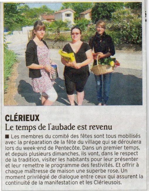 article aubades