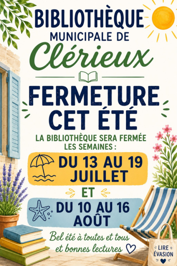20260623 FERMETURE BIBLIOTHEQUE